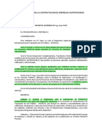 Decreto Supremo N°035-2001-PCM - Reglamento de Contratación de Empresas Supervisoras