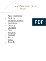 Tonificación de Wei Qi