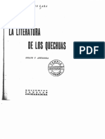 Jesús Lara - La Literatura de Los Quechuas