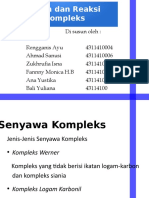 Reaksi Dan Pembuatan Senyawa Kompleks