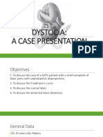 Dystocia: A Case Presentation