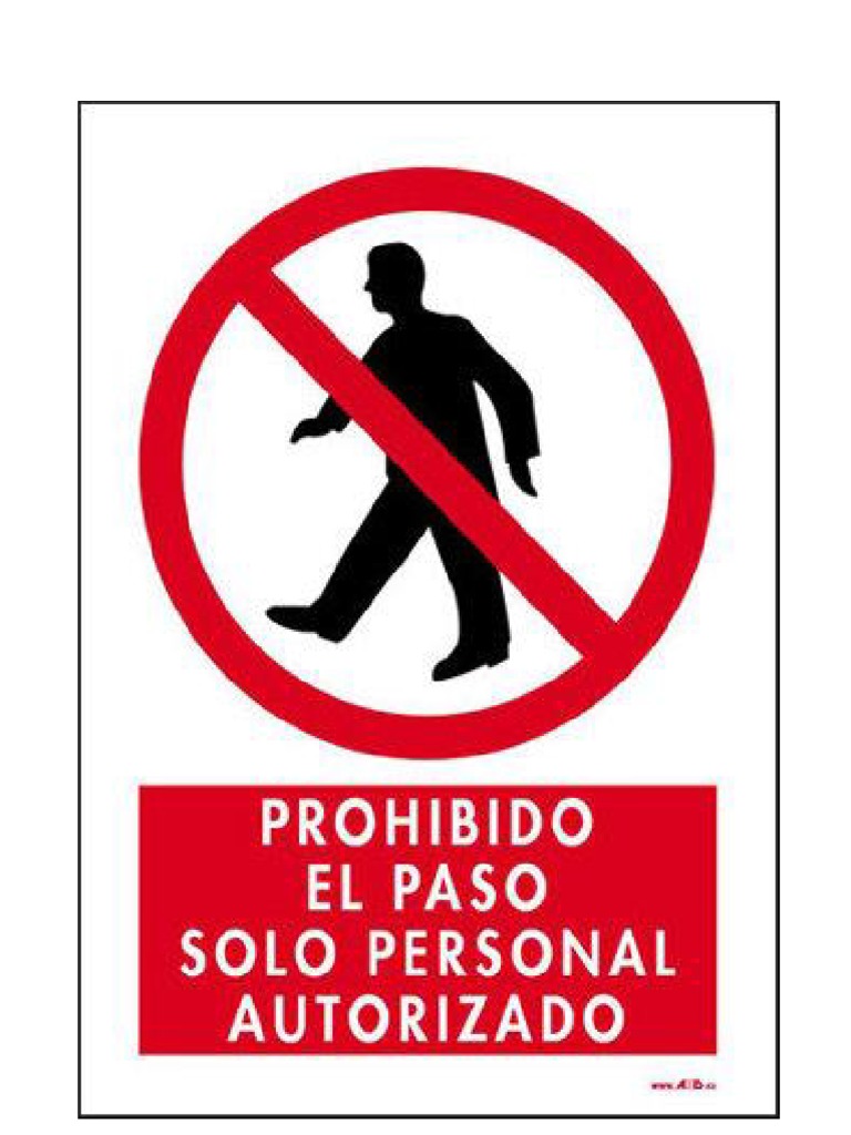 Anuncio De Prohibido El Paso – Cartel prohibido el paso para imprimir