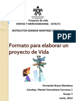 Formato para Proyecto de Vida PDF