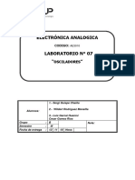 Laboratorio 7 - Osciladores