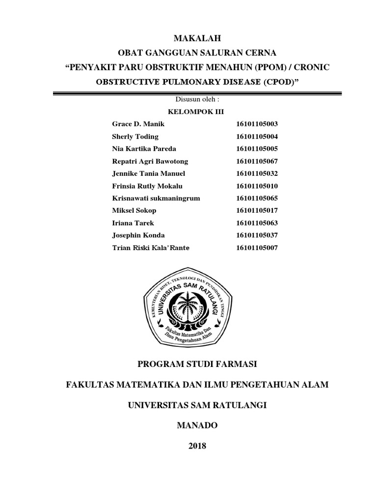 Definisi dan Klasifikasi PPOM | PDF