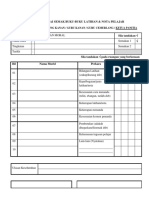 Borang Semak Buku Latihan & Nota Pelajar