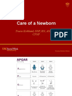 Care of A Newborn: Tracie Kirkland, DNP, RN, ANP-BC, CPNP