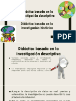 Didáctica Basada en La Investigación Descriptiva