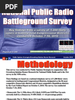 Download NPR Battleground Survey - October 7-10 2010 by frajam79 SN39363939 doc pdf
