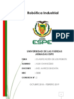 Clasificacion Robot Ind