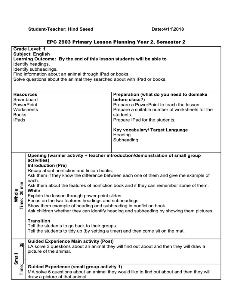 Teaching Headings and Subheadings | PDF | Behaviorism | Learning
