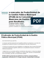 Presentacion Indicador Productividad IPGM