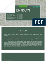 Entropi - Kel 4 Termodinamika