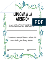 Diploma A La Atencion 1 PDF