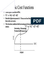 Cubic Cost Functions