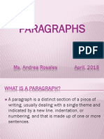 Paragraphs