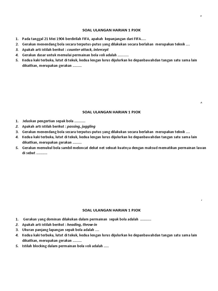 Gerakan Dasar Untuk Memulai Permainan Bola Voli Adalah Sekali