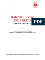 Profil Kantor Hukum Arz & Rekan