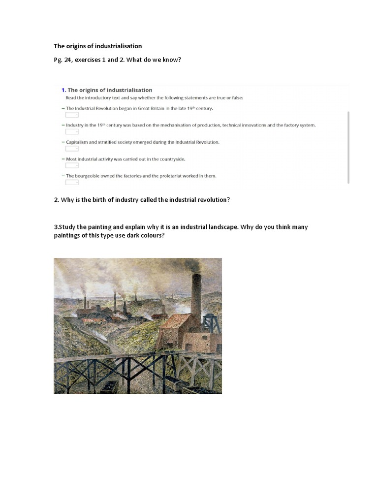 Origins of the Industrial Revolution | PDF | Art