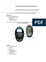Guia Rapida de Operacion de Equipos de Monitoreo de H2S PDF