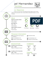 Minimalist Infographic Resume