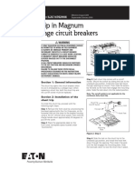 Shunt Trip in Magnum Low Voltage Circuit Breakers: Instructional Leaflet