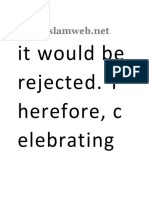 It Would Be Rejected. T Herefore, C Elebrating