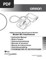 Instrucciones Tensiometro OMRON M3 Intellisense