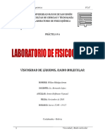 Informe 6 - Viscosidad, Radio Molecular