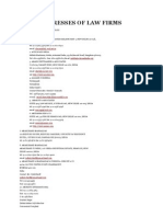 Addresses of Law Firms