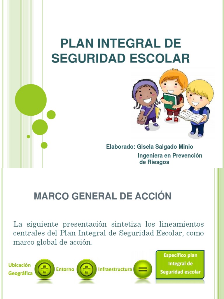 Plan Integral de Seguridad | PDF | Mapa | Ambulancia