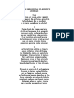 Letra Del Himno Oficial Del Municipio Arismendi-Feb 2015