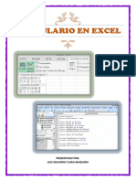 Formulario en Excel