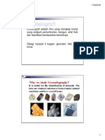 1 Intro Crystallography and Mineralogi Part 1 - Compatibility Mode