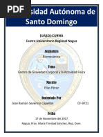 Centro de Gravedad Corporal y Actividad Física Jose Capellan