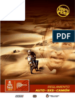 Reglement Officiel Dakar 2019 Auto Sxs Camion Es PDF