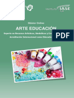 Máster Online ARTE EDUCACIÓN. Experto en Recursos Artísticos, Simbólicos y Creativos en El Aula Acreditación Internacional Como Educador Expresivo