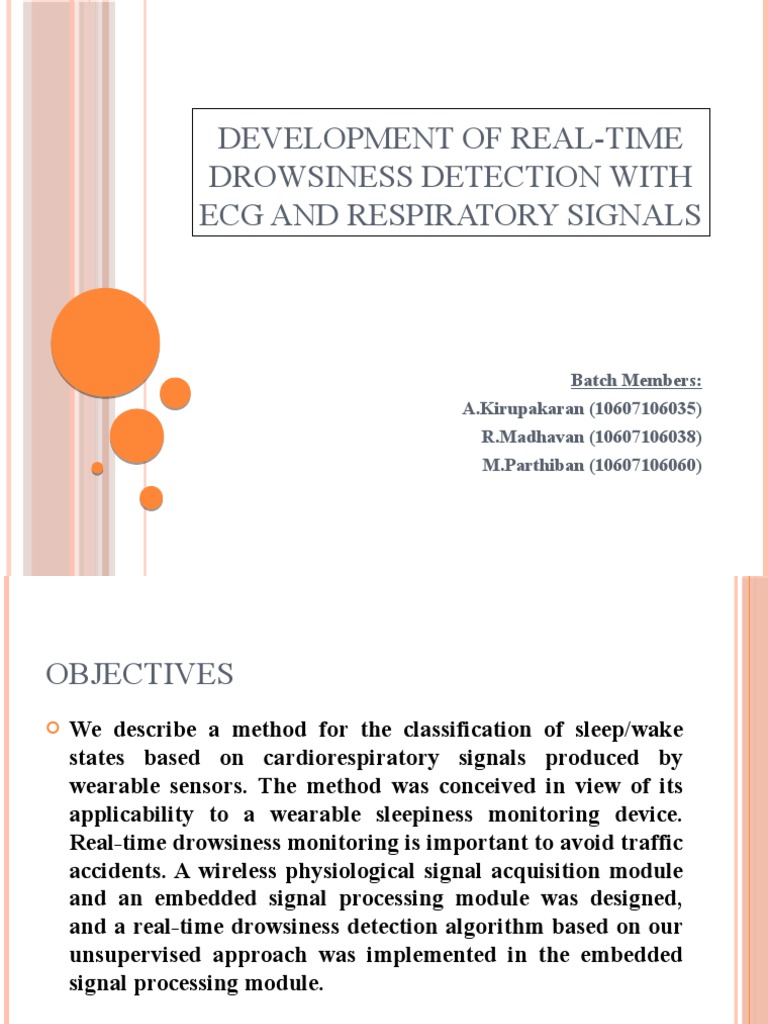 Real-Time Drowsiness Detection System | PDF | Electroencephalography ...