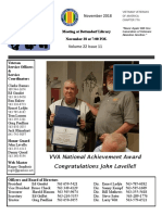 VVA National Achievement Award Congratulations John Lavelle!!