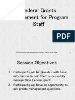 Federal Grants Management Essentials