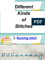 Types of Hand Sewing Stitches Explained