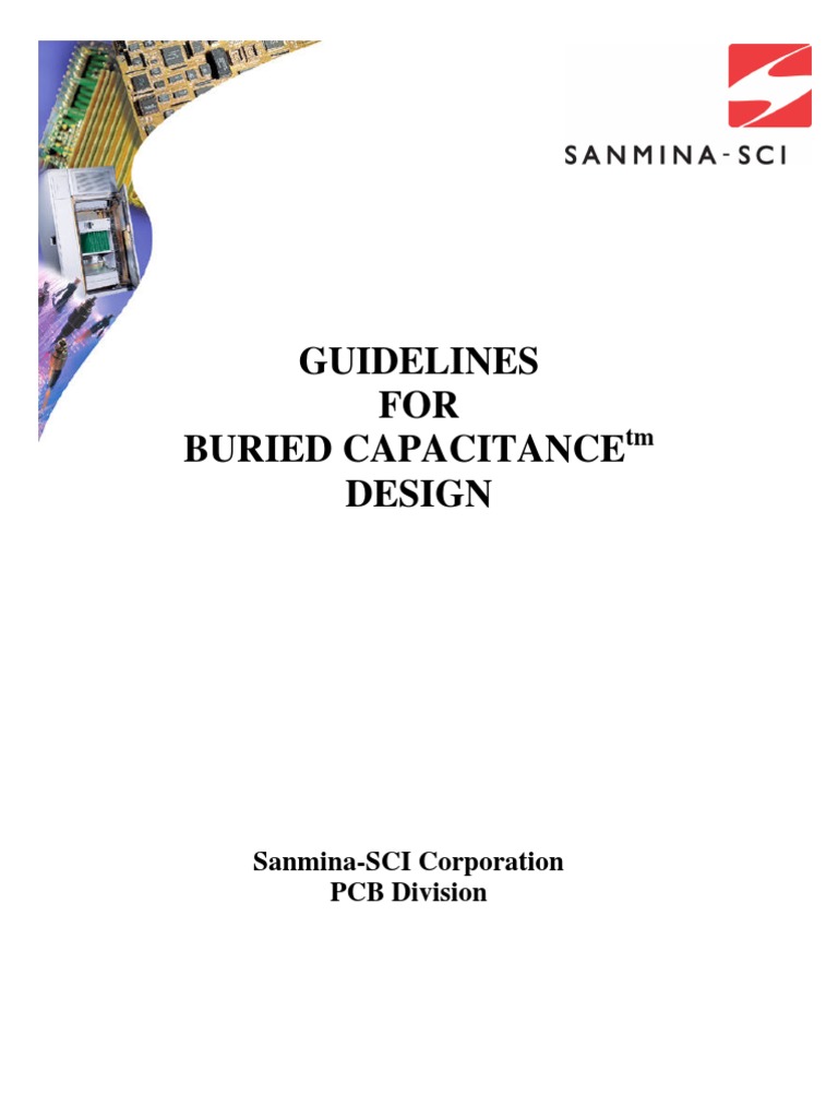 Buried Capacitance Design Guidelines | PDF | Capacitor | Printed ...