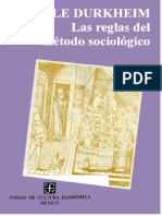 Durkheim - Las Reglas Del Metodo Sociologico[1]