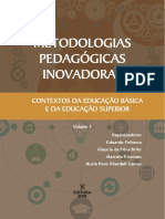 E Book Metodologias Pedagógicas Inovadoras V.1 - Editora IFPR 2018 PDF