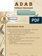 Adab Tonggak Peradaban PDF