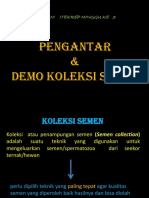 Pengantar Dan Demo Penampungan Semen