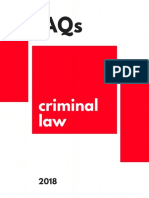 Criminal Law Faq