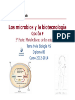 GTP_T9.Microbiología (F5 Metabolismo Microbios) 2012-14