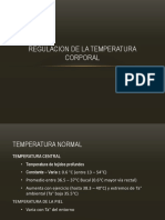 Regulacion de La Temperatura Corporal