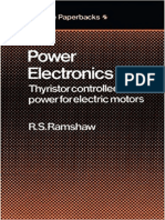 Power Electronics Thyristor Controlled Power For Electric Motors by G D Sims PDF